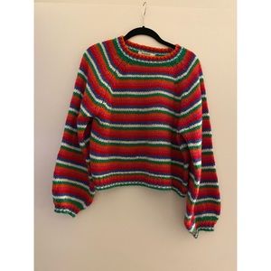 ASOS Rainbow Knit Sweater